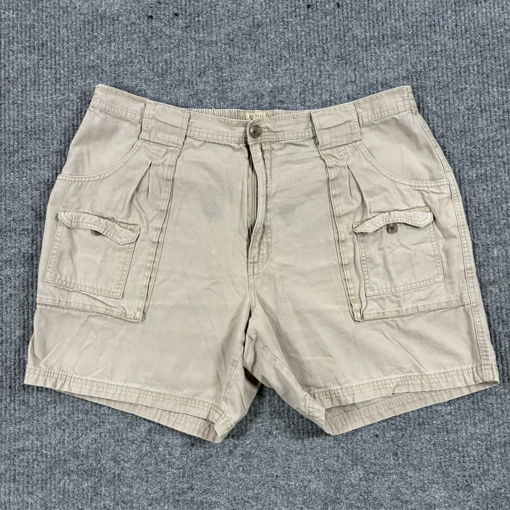 RedHead Mens Cargo Shorts Size W38" Khaki Utility Outdoor Fishing Hiking Cotton
